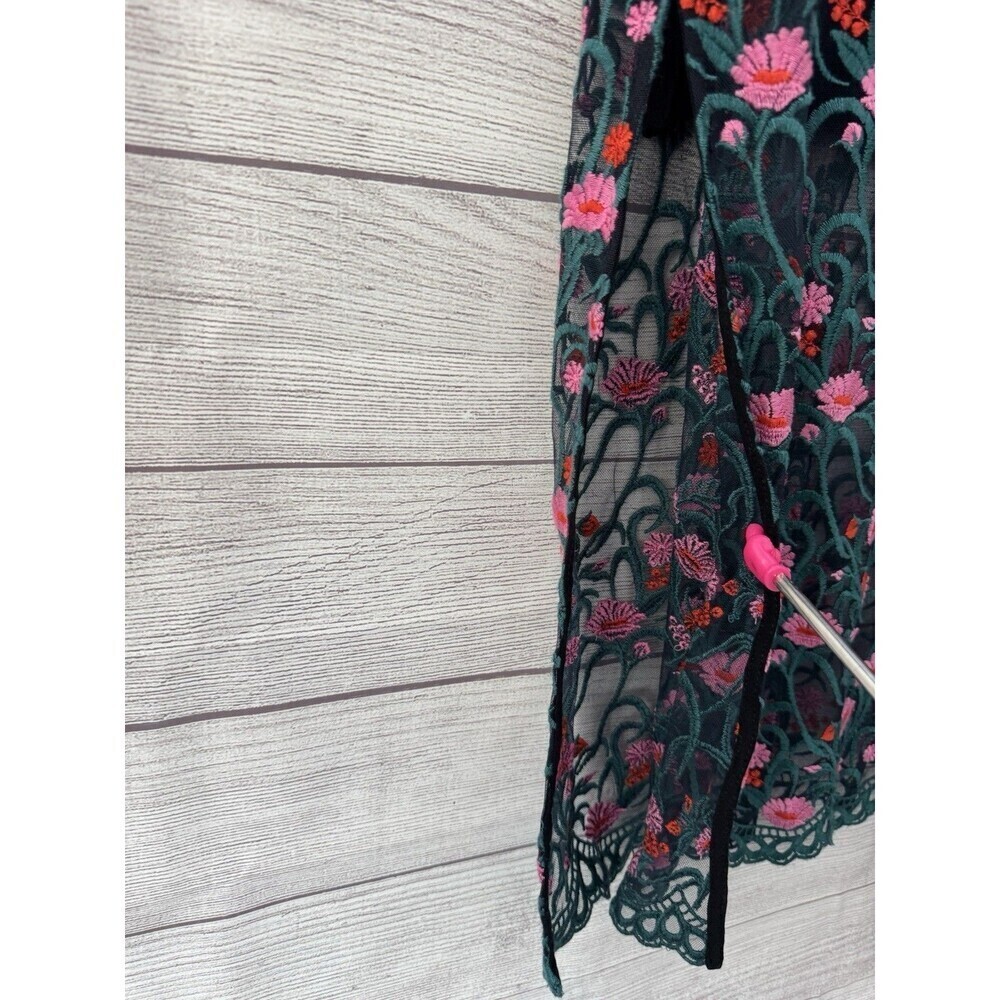 Anthropologie Moulinette Soeurs Flower Embroidered Summer Dress Size MEDIUM - Picture 9 of 11